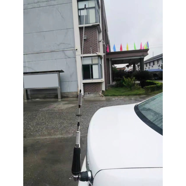 Antena CB PNI LED 850 rabatabila, 85 cm, 26-28 MHz, 300 Watt, ilumineaza in timpul emisiei, tip filet PL, fara accesorii