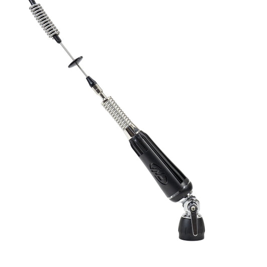 Antena CB PNI LED 850 rabatabila cu baza magnetica 145 mm, 85 cm lungime, 26-28 MHz, 300 Watt, ilumineaza in timpul emisiei, tip filet PL, fara accesorii