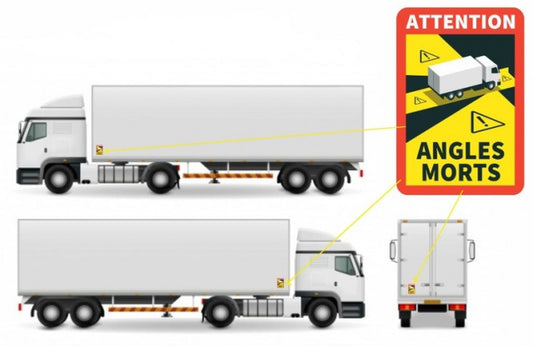 Autocolant "Angles morts"