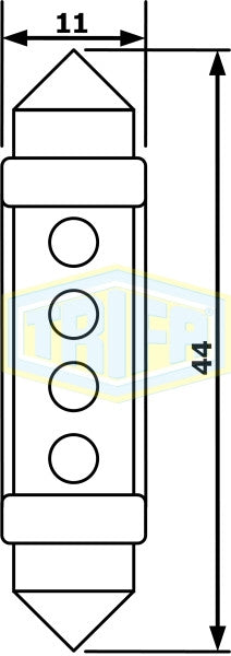 Bec led sofit 12V SV8.5 11X44mm - TRIFA