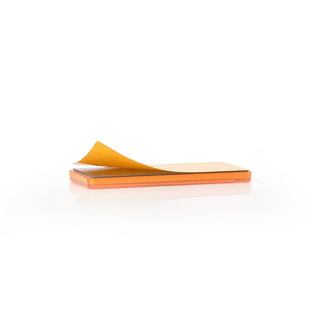 Catadioptru reflectorizant dreptunghiular portocaliu 96x42 mm