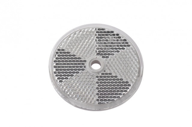 Catadioptru reflectorizant rotund alb fi60 DOBPLAST