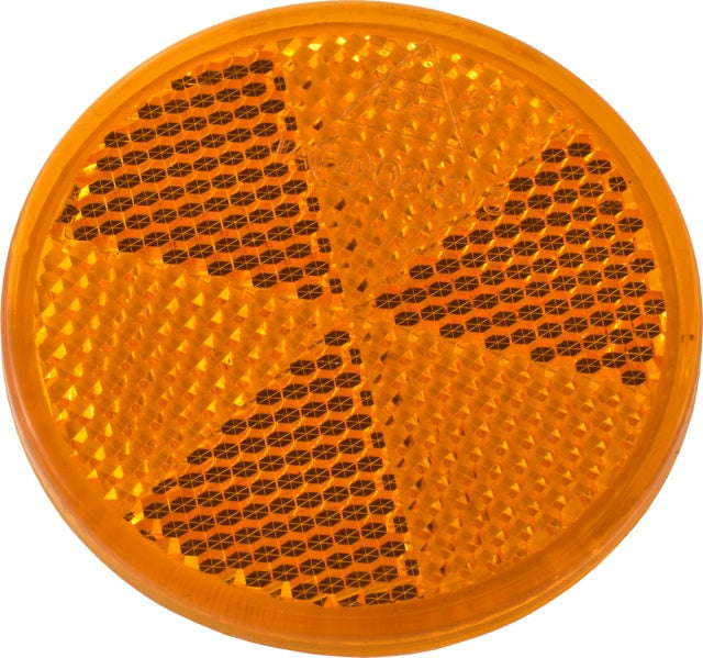 Catadioptru reflectorizant rotund portocaliu fi60 DOBPLAST