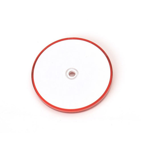 Catadioptru reflectorizant rotund rosu Ø 60 mm