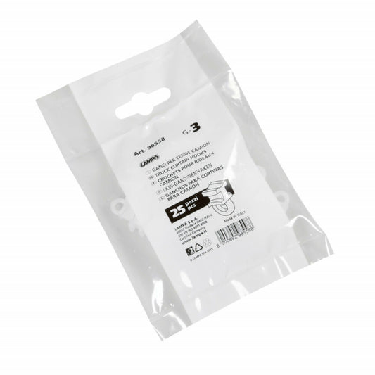 Clema pentru sina perdea - set 25 bucati - G - 3