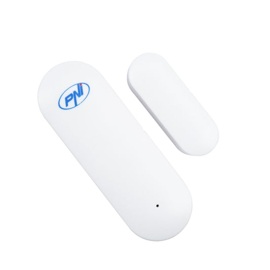 Contact magnetic inteligent PNI Safe House PG07 pentru monitorizare usi si ferestre prin internet, compatibil cu aplicatia Tuya, stand alone sau asociat la sistemul de alarma PNI PG600, PNI HS650 si H