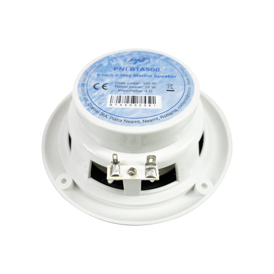 Difuzoare coaxiale pentru barci PNI BTA500 100W, 12.7 cm, set 2 buc