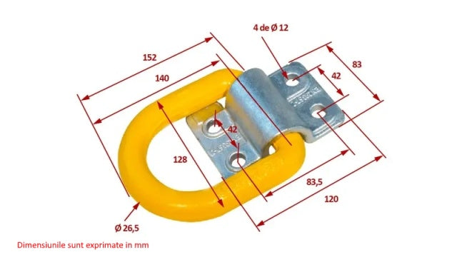 Inel ancorare 12T