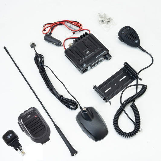 Kit statie radio CB PNI Escort HP 7120 ASQ cu antena CB PNI Extra 48 si microfon suplimentar Dongle cu Bluetooth PNI Mike 65 inclus