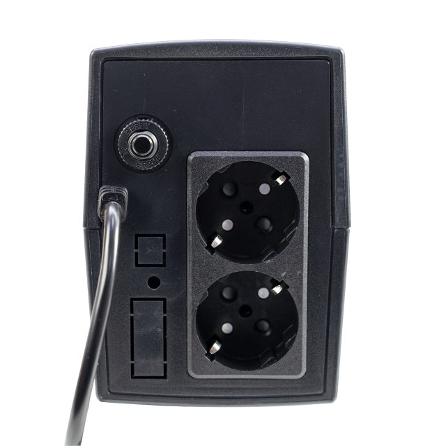 Kit UPS PNI SafePC E650VA, putere 390W, 1.8A, iesire 2 x 230V, ecran LCD acumulator 7.2A inclus + Cadou Sticky Pad Blue
