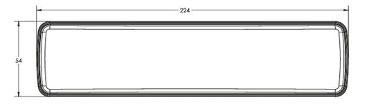 Lampa led stivuitor spate 22x5 cm
