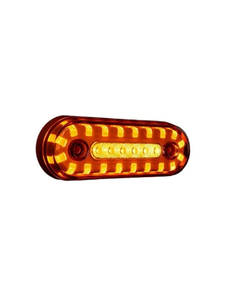 Lampa marcaj lateral portocalie 24V