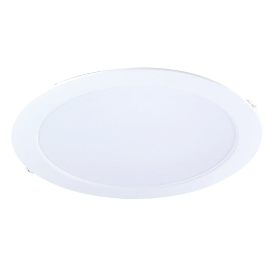 Plafoniera LED PNI D-Light 2402W 24W, incastrabila, rotunda, 6500K, alimentare 230V, 2640 lm, alb
