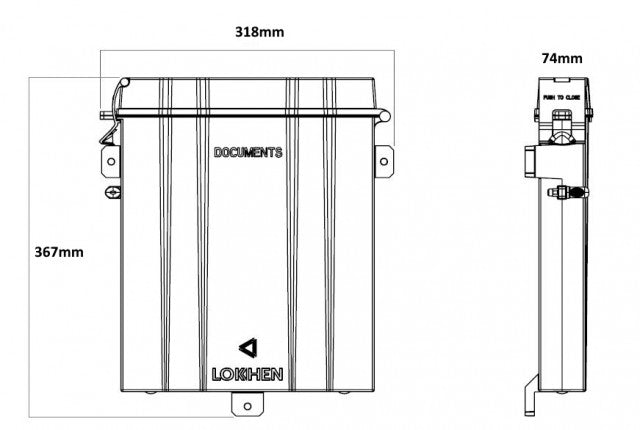 Port documente DREPTUNGHIULAR