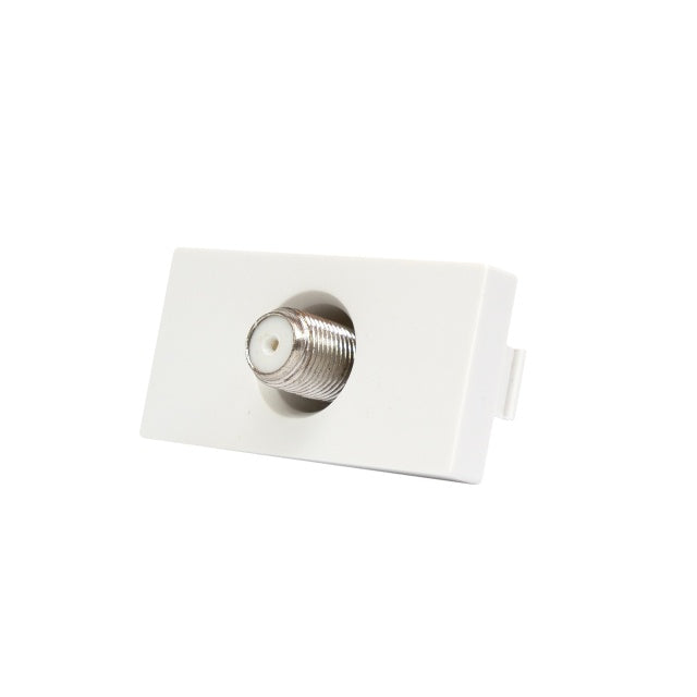 Priza TV PNI TV10, modulara, incastrabila, tip F 1/2, pentru rama din sticla RM101W, RM202W