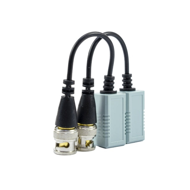 Set 2 Adaptori CCTV PNI 201C Video Balun Pasiv BNC pe fir 600m pt. cablu CAT5