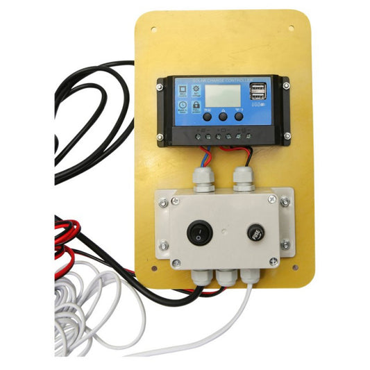 Set panou solar 50W regulator 10A 2xUSB 12/24V