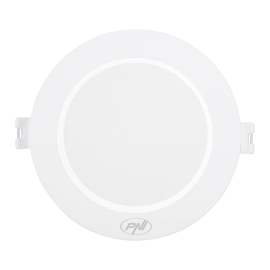 Spot LED PNI D-Light CL2507 6W, incastrabil, rotund 12 cm, 4200K, alimentare 230V, 660 lm, alb neutru