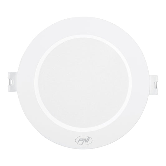 Spot LED PNI D-Light CL2524 24W, incastrabil, rotund 29 cm, 6400K, alimentare 230V, 2640 lm, alb rece