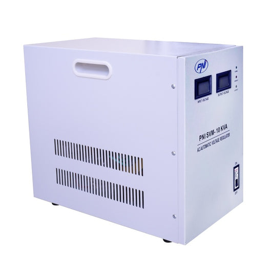 Stabilizator de tensiune PNI SVM-10K cu servomotor 10000VA, 8000W, iesire 230V