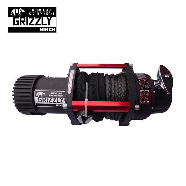 Troliu Grizzly Winch 8500lbs (3855kg) cablu sintetic