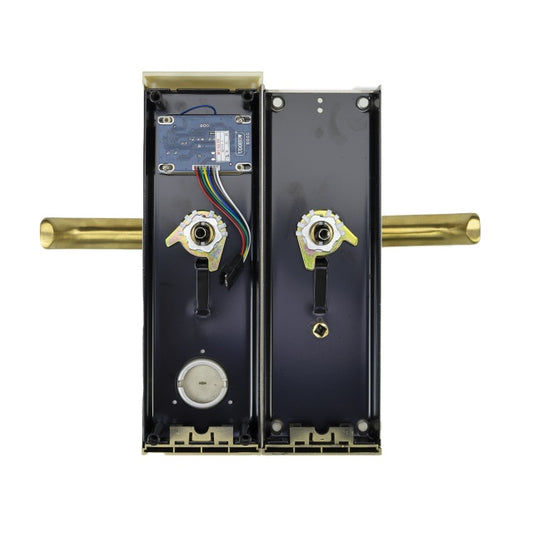 Yala control acces hotelier PNI CH2000R Gold cu cititor de card deschidere pe partea dreapta