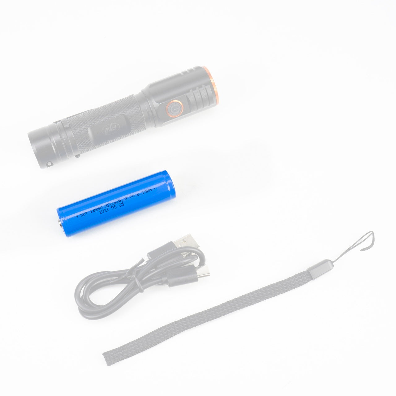 Acumulator PNI 3.7V 2200mAh 18650 pentru lanterna PNI Adventure F650