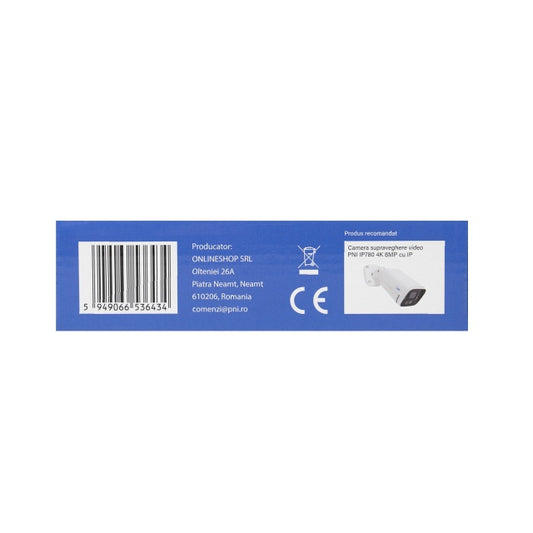 Alimentator PNI CCTV 230V, intrare 230V, iesire 12V, 5A, 2 metri, negru
