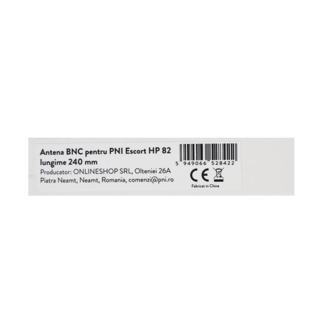 Antena BNC pentru PNI Escort HP 82, lungime 240 mm