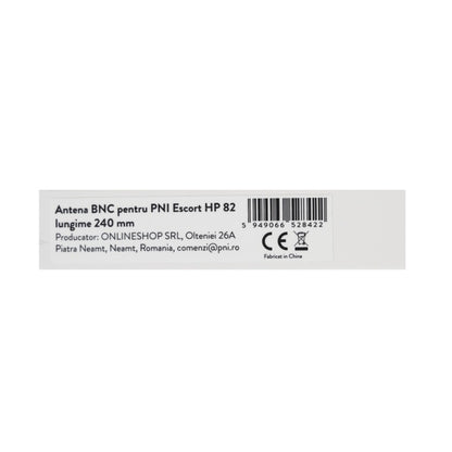 Antena BNC pentru PNI Escort HP 82, lungime 240 mm