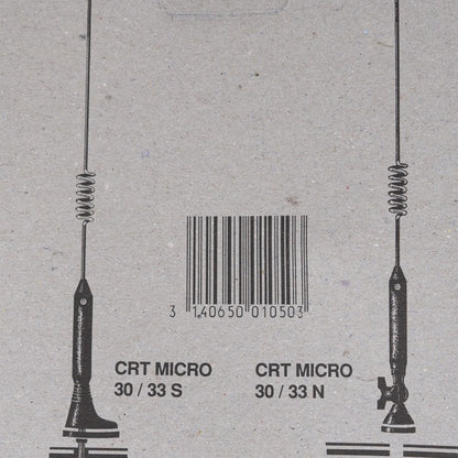 Antena CB CRT MICRO 30/33N 2BR, 26-28MHz, lungime 380 mm