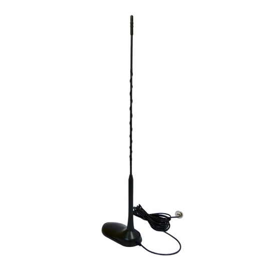 Antena CB PNI Extra 45, cu magnet inclus, lungime 45 cm, SWR 1.0, 26-30MHz, 150W, fibra de sticla