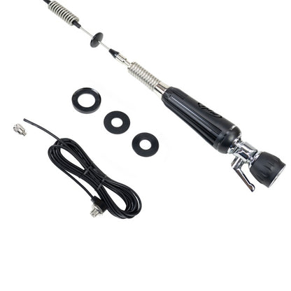 Antena CB PNI LED 850, 85 cm, 300 Watt, rabatabila ilumineaza in timpul emisiei si cablu montaj PNI T601
