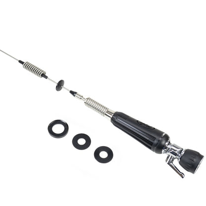 Antena CB PNI LED 850 rabatabila, 85 cm, 26-28 MHz, 300 Watt, ilumineaza in timpul emisiei, tip filet PL, fara accesorii
