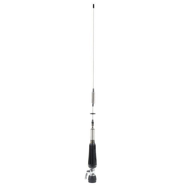 Antena CB PNI LED 850 rabatabila, 85 cm, 26-28 MHz, 300 Watt, ilumineaza in timpul emisiei, tip filet PL, fara accesorii
