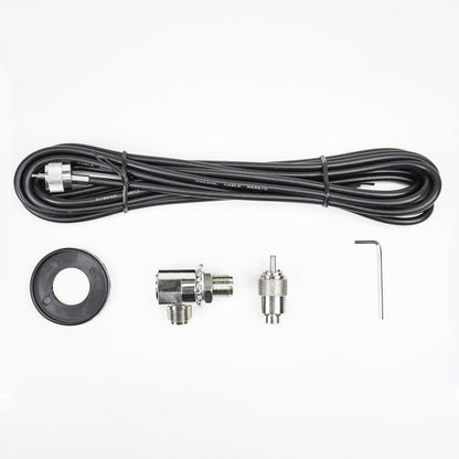 Antena CB PNI ML200, lungime 200cm, 26-28MHz, 1000W cu cablu RG58 4 metri inclus