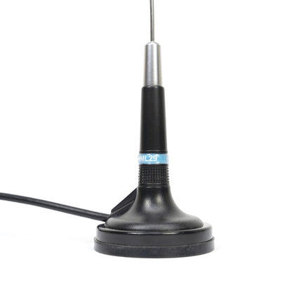 Antena CB PNI ML29, lungime 34 cm, cu magnet inclus diametru 70 mm si cablu RG58