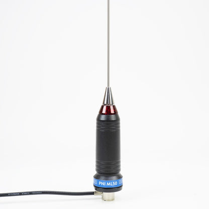 Antena CB PNI ML50, lungime 48cm, 26-28MHz, 600W cu cablu de legatura RG58 3,5 metri, fara mufa PL259