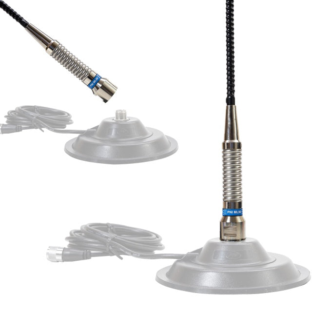 Antena CB PNI ML90 26-30MHz, 71 cm, 150W, fara cablu, compatibila cu orice conexiune PL259