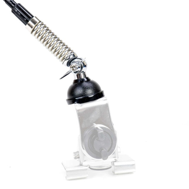 Antena CB PNI S60 cu fluture, lungime spic 59 cm, cu montura, cablu 4 m si mufa PL, fibra de sticla