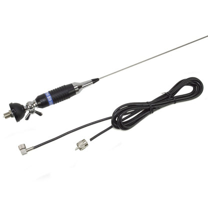 Antena CB PNI S9 cu fluture lungime spic 120 cm cu cablu RG58 de 4m