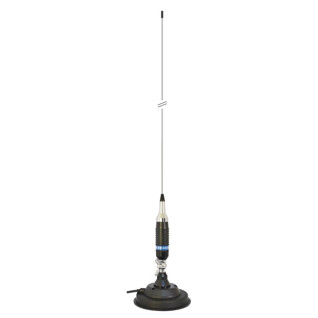 Antena CB PNI S9 lungime 120 cm si magnet cu fluture PNI 120/DV 125 mm inclus