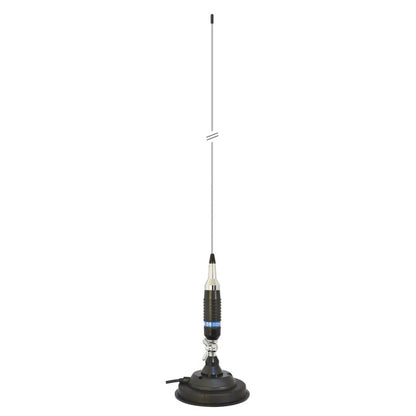 Antena CB PNI S9 lungime 120 cm si magnet cu fluture PNI 120/DV 125 mm inclus