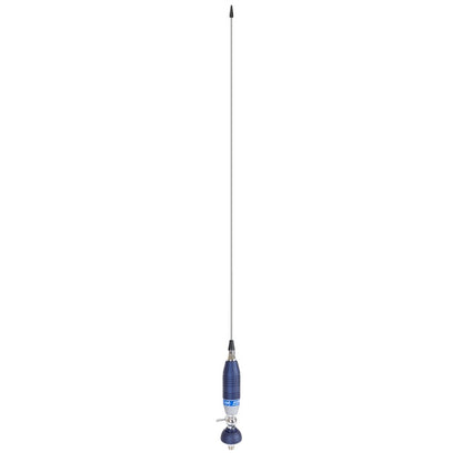 Antena CB Sirio SUPER 9 cu fluture, lungime 155 cm, 27 - 28.5 MHz, 250W, montura, cablu RG58 de 4m si mufa PL259 incluse