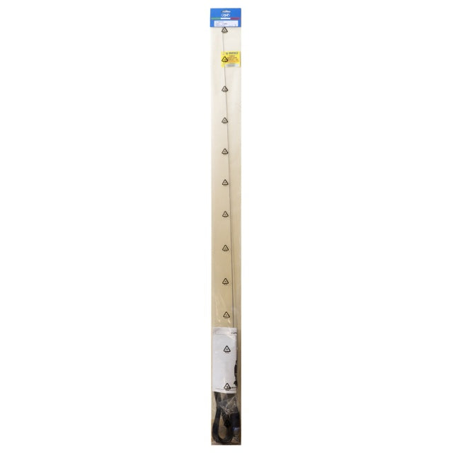 Antena CB Sirio SUPER 9 cu fluture, lungime 155 cm, 27 - 28.5 MHz, 250W, montura, cablu RG58 de 4m si mufa PL259 incluse