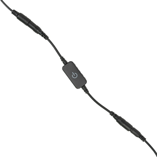 Banda LED PNI 2835W, 300 LED-uri, alb rece 6000K, 860lm, dimabil, buton touch, alimentator 230V, silicon, 5 metri, IP65
