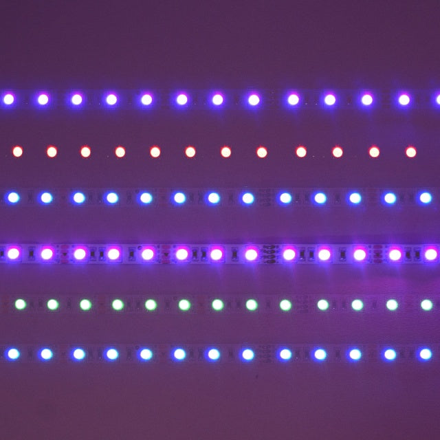 Banda LED PNI 5050RGB, 300 LED-uri, RGB, dimabil, jocuri de lumini, 5 metri, IP20, telecomanda, alimentator 230V inclus