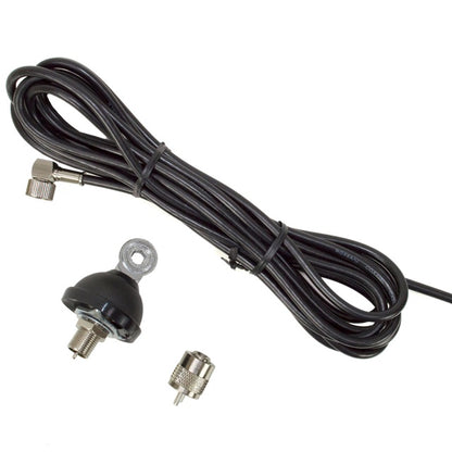 Bax 20 bucati antene CB PNI S75 cu fluture, montura, cablu si mufa PL