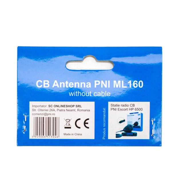 Bax 50 bucati antene CB PNI ML160, lungime 145 cm, 26-30MHz, 600W, fara cablu