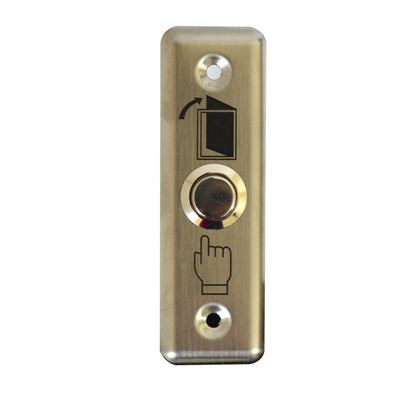 Buton de acces incastrabil SilverCloud PB303, contact iesire NO/COM, max. 12V/24V 3A, otel inoxidabil